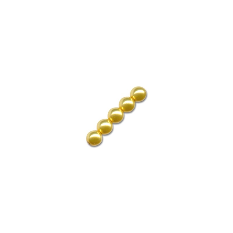 Voskované perly 10mm Gold x 20ks