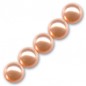 Voskované perly 10mm Peach x 20ks