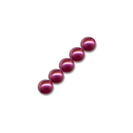 Voskované perly 10mm Red x 20ks