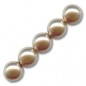 Voskované perly 4mm Bronze x 100ks