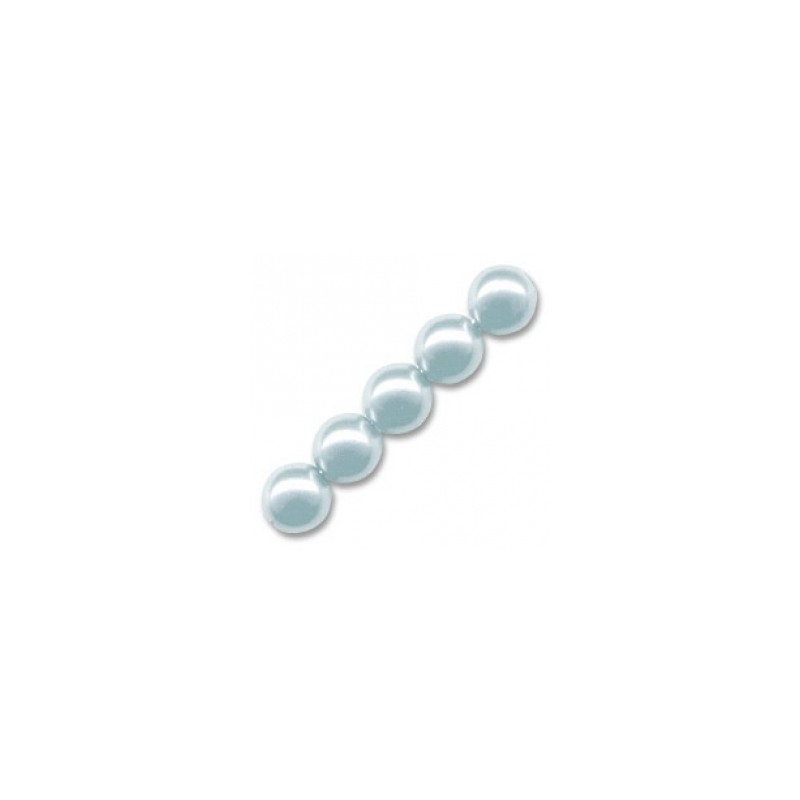 Voskované perly 4mm Light Blue Green x 100ks