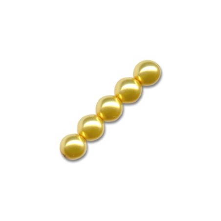 Voskované perly 4mm Gold x 100ks