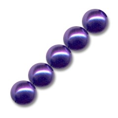 Voskované perly 4mm Dark Purple x 100ks