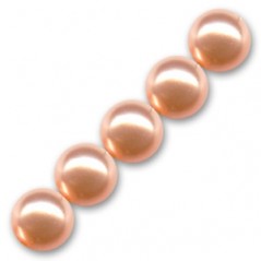 Voskované perly 4mm Peach x 100ks