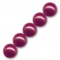 Voskované perly 4mm Bordeaux x 100ks