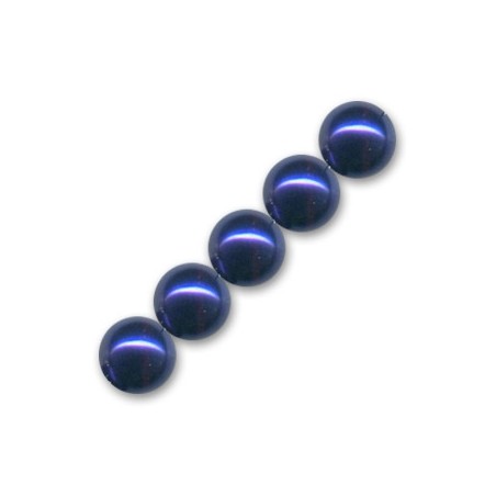 Voskované perly 4mm Marine Blue x 100ks