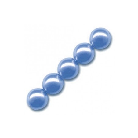 Voskované perly 4mm Blue x 100ks