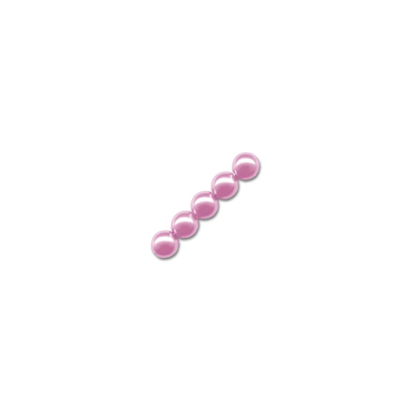 Voskované perly 4mm Rose x 100ks