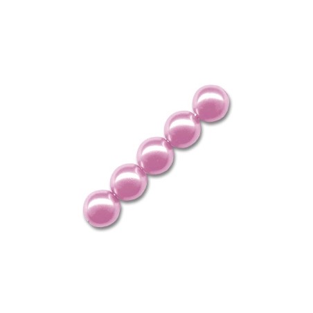Voskované perly 4mm Rose x 100ks