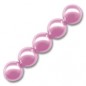 Voskované perly 4mm Rose x 100ks