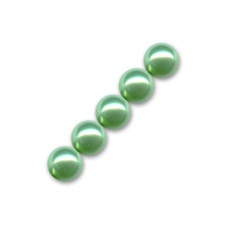 Voskované perly 4mm Light Green x 100ks