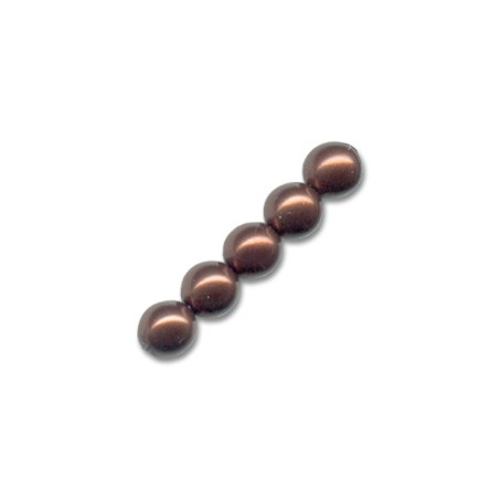 Voskované perly 4mm Maroon x 100ks