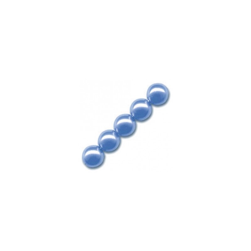 Voskované perly 6mm Blue x 50ks Voskované perly 6mm Blue x 50ks
