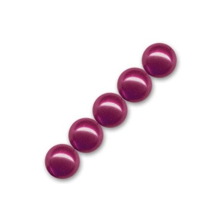 Voskované perly 6mm Bordeaux x 50ks