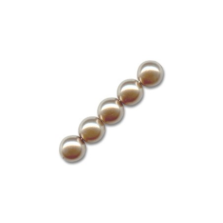 Voskované perly 6mm Bronze x 50ks