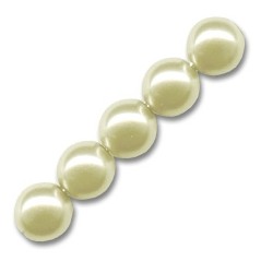 Voskované perly 6mm Cream x 50ks