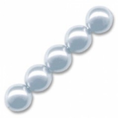 Voskované perly 6mm Light Blue x 50ks