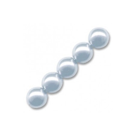 Voskované perly 6mm Light Blue x 50ks