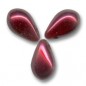 Voskované perly slzy 6x10mm Bordeaux x 20ks