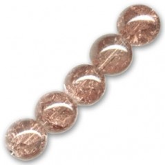 Praskačky korálky 6mm Vintage Antic Rose x 25ks