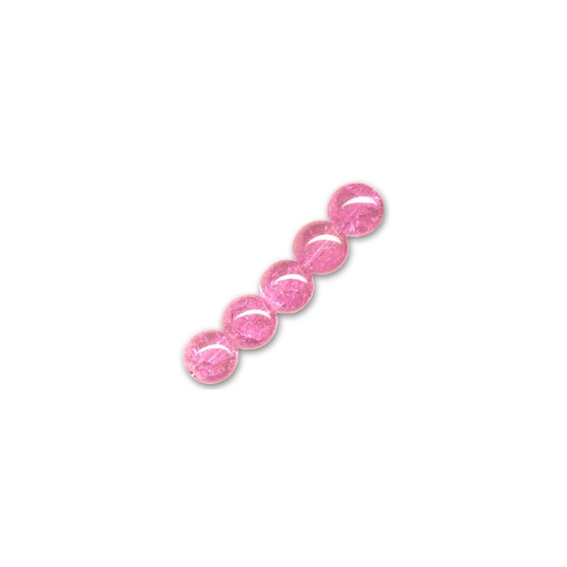 Praskačky korálky 6mm Light Rose x 25ks