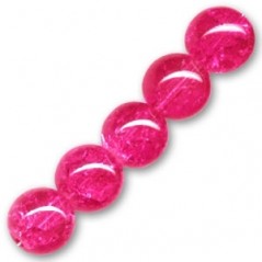 Praskačky korálky 8mm Framboise x 20ks
