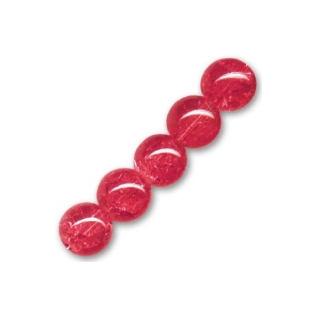 Praskačky korálky 8mm Siam x 20ks