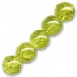 Praskačky korálky 10mm Light Olivine x 10ks