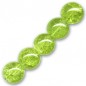 Praskačky korálky 10mm  Peridot x 10ks