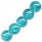 Praskačky korálky 12mm  Aquamarine x 5ks