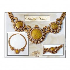 Sklenené kabošony Puca® 18mm Mandarine Luster Bronze x 1ks