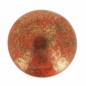 Sklenené kabošony Puca® 18mm Mandarine Luster Bronze x 1ks
