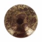 Sklenené kabošony Puca® 18mm Opaque Choco Luster Bronze x 1ks