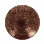 Sklenené kabošony Puca® 18mm Red Corail Luster Bronze x 1ks