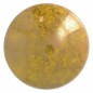 Sklenené kabošony Puca® 25mm Opaque Jonquil Luster Bronze x 1ks