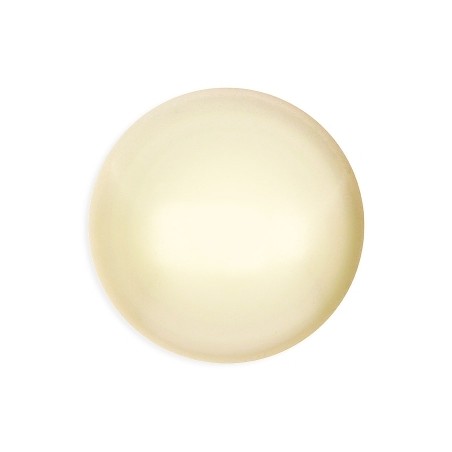 Sklenené kabošony Puca® 25mm Cream Pearl x 1ks
