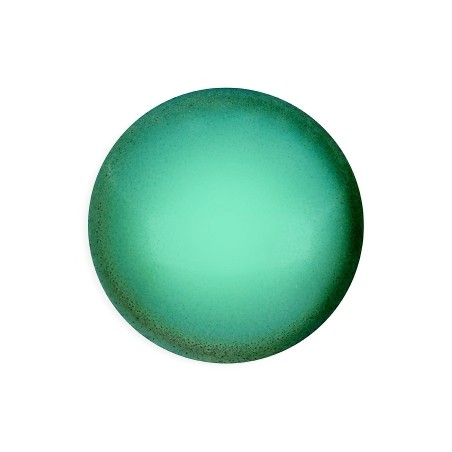Sklenené kabošony Puca® 25mm Green Turquoise Pearl x 1ks