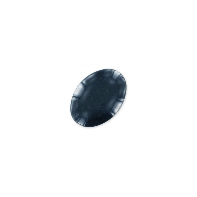 Trblietavý kabošon 25x18mm Night Blue x 1ks