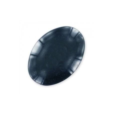 Trblietavý kabošon 25x18mm Night Blue x 1ks
