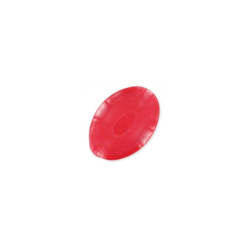 Trblietavý kabošon 25x18mm Red x 1ks Trblietavý kabošon 25x18mm Red x 1ks