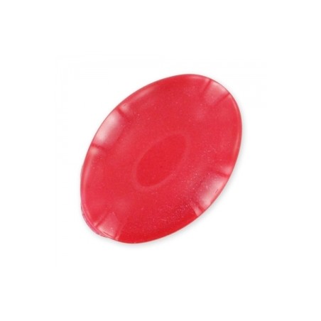 Trblietavý kabošon 25x18mm Red x 1ks