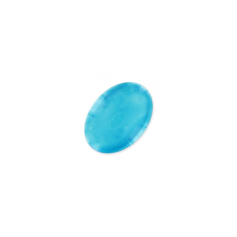 Trblietavý kabošon 25x18mm Turquoise x 1ks