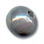 Keramická korálka 8mm Iridescent Grey x 1ks