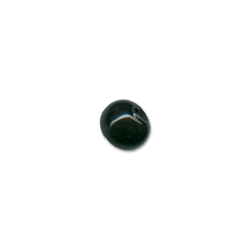 Keramická korálka 8mm Black x 1ks