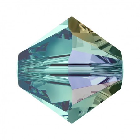 Swarovski 5328 6mm Blue Zircon AB