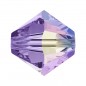 Swarovski 5328 6mm Smoked Tanzanite AB