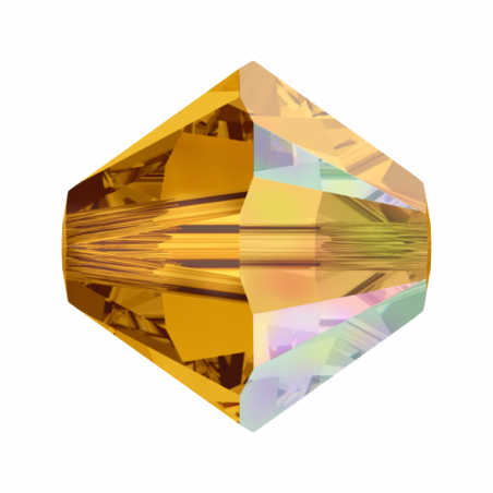 Swarovski 5328 6mm Topaz AB