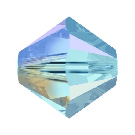 Swarovski 5328 6mm Aquamarine AB2X