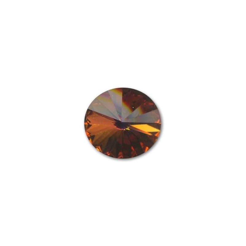 Swarovski 1122 Rivoli 6mm Crystal Copper