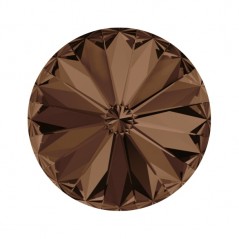Swarovski 1122 Rivoli 8mm Smoked Topaz